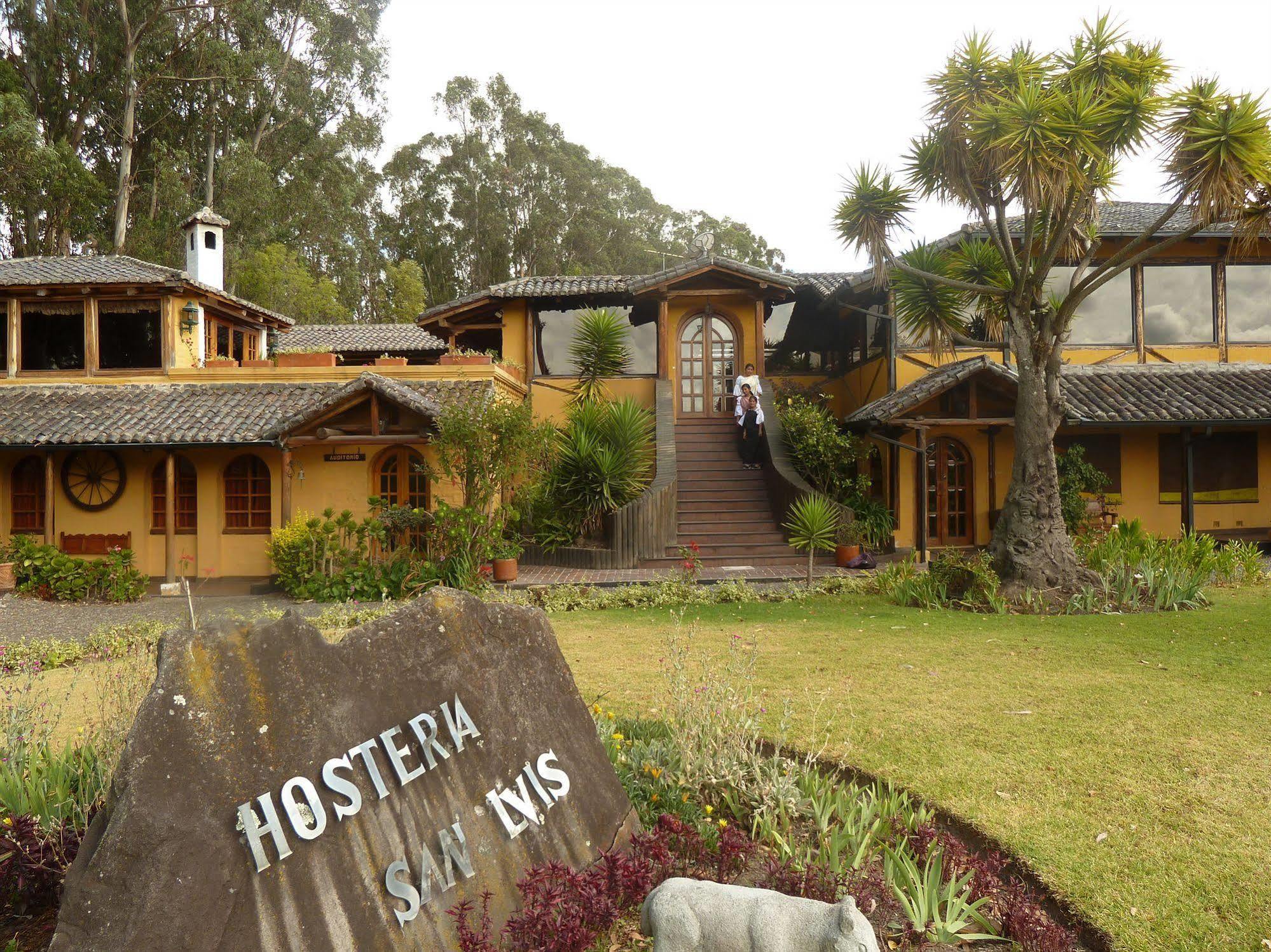 Hacienda Hosteria San Luis 카얌베 외부 사진